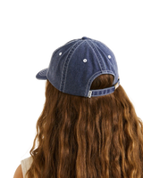 The Rhythm Womens Bayside Cap in Washed Dark Blue