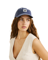 The Rhythm Womens Bayside Cap in Washed Dark Blue
