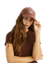 The Rhythm Womens Sandy Beach Cap in Chocolate