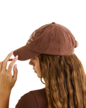 The Rhythm Womens Sandy Beach Cap in Chocolate