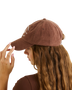 The Rhythm Womens Sandy Beach Cap in Chocolate