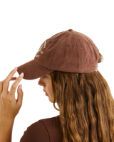 The Rhythm Womens Sandy Beach Cap in Chocolate