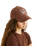 The Rhythm Womens Sandy Beach Cap in Chocolate