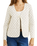 The Rhythm Womens London Check Reversible Quilted Jacket in Chocolate