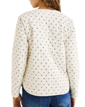 The Rhythm Womens London Check Reversible Quilted Jacket in Chocolate