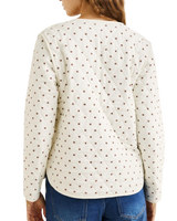 The Rhythm Womens London Check Reversible Quilted Jacket in Chocolate