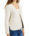 The Rhythm Womens London Check Reversible Quilted Jacket in Chocolate