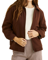 The Rhythm Womens Jamie Jacket in Chocolate