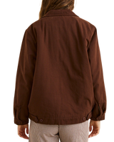The Rhythm Womens Jamie Jacket in Chocolate