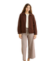 The Rhythm Womens Jamie Jacket in Chocolate