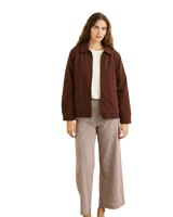 The Rhythm Womens Jamie Jacket in Chocolate