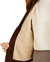 The Rhythm Womens Jamie Jacket in Chocolate