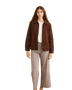 The Rhythm Womens Jamie Jacket in Chocolate