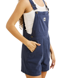 The Rhythm Womens Tide Short Overalls in Dark Blue