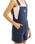 The Rhythm Womens Tide Short Overalls in Dark Blue