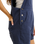 The Rhythm Womens Tide Short Overalls in Dark Blue