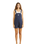 The Rhythm Womens Tide Short Overalls in Dark Blue