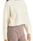 The Rhythm Womens Estelle Fluffy Crew Neck Knit Jumper in Cream