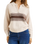 The Rhythm Womens Strat Knit Collared Jumper in Natural