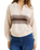 The Rhythm Womens Strat Knit Collared Jumper in Natural
