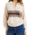 The Rhythm Womens Strat Knit Collared Jumper in Natural