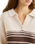 The Rhythm Womens Strat Knit Collared Jumper in Natural
