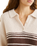 The Rhythm Womens Strat Knit Collared Jumper in Natural