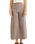 The Rhythm Womens London Check Wide Leg Trousers in Chocolate