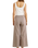 The Rhythm Womens London Check Wide Leg Trousers in Chocolate