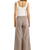 The Rhythm Womens London Check Wide Leg Trousers in Chocolate