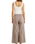 The Rhythm Womens London Check Wide Leg Trousers in Chocolate