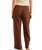 The Rhythm Womens Venice Tailored Linen Trousers in Chocolate