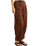 The Rhythm Womens Venice Tailored Linen Trousers in Chocolate