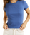 The Rhythm Womens Everyday Rib T-Shirt in Blue