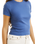 The Rhythm Womens Everyday Rib T-Shirt in Blue