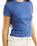 The Rhythm Womens Everyday Rib T-Shirt in Blue
