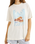 The Rhythm Womens Ocean Wave Oversized T-Shirt in Vintage White