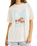 The Rhythm Womens Ocean Wave Oversized T-Shirt in Vintage White