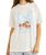 The Rhythm Womens Ocean Wave Oversized T-Shirt in Vintage White