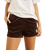 The Rhythm Womens Cord Sundown Everyday Shorts in Espresso