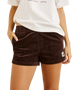 The Rhythm Womens Cord Sundown Everyday Shorts in Espresso