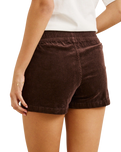The Rhythm Womens Cord Sundown Everyday Shorts in Espresso