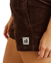 The Rhythm Womens Cord Sundown Everyday Shorts in Espresso
