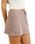 The Rhythm Womens London Check Bias Cut Mini Skirt in Chocolate