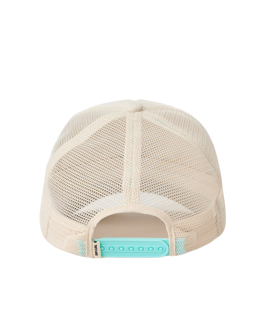 The Rip Curl Womens Icon Cord Trucker Cap in Stone