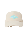 The Rip Curl Womens Icon Cord Trucker Cap in Stone