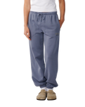 The Rip Curl Womens Varsity Sports Track Joggers in Blue Grey