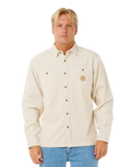 Premium Surf Cord Shirt in Sand Dune