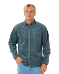 Premium Surf Cord Shirt in Pine Night