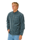 Premium Surf Cord Shirt in Pine Night